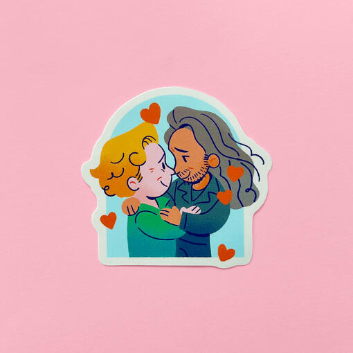Gentlebeard Hug 2" Sticker £2