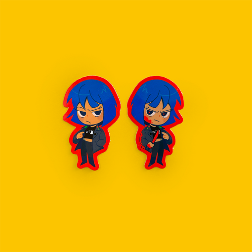Melanie 2" Sticker Set £2