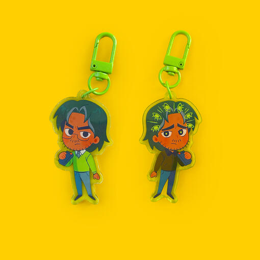 Jon Double Sided 2.5" Charm £6
