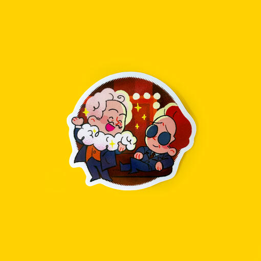 Mr Fell 2" Sticker £1